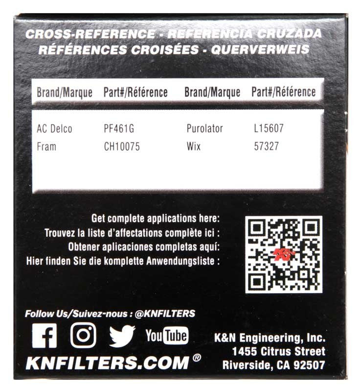 K&N Engineering K&N 2019 BMW M2 3.0L/M4 3.0L Cartridge Oil Filter HP-7014