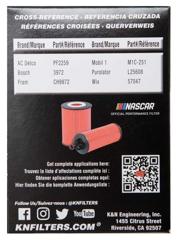 K&N Engineering K&N Toyota / Lexus / Scion 2.75in OD x 2.64in H Oil Filter HP-7020