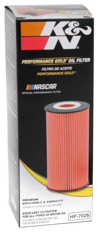K&N Engineering K&N Performance Oil Filter for 14-17 Dodge Durango 3.6L / 14-17 Jeep Grand Cherokee 3.6L HP-7026
