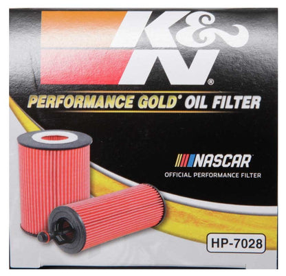 K&N Engineering K&N Performance Oil Filter for 2010+ Mercedes Benz GLE350D 3.0L V6 DSL 2.75in OD x 3.625in H HP-7028