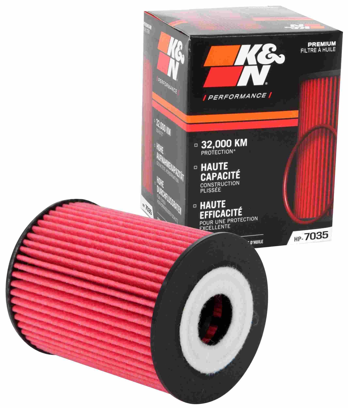 K&N Engineering K&N Performance Oil Filter for 15-16 Hyundai Genesis Sedan 3.8L V6 HP-7035