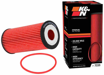 K&N Engineering K&N Performance Oil Filter for 2019 Audi A3 2.0L HP-7038