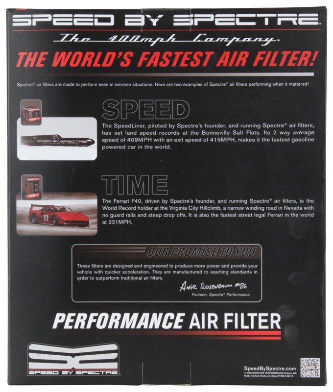 Spectre 85-86 Ford F-250 4.9L L6 CARB Replacement Round Air Filter HPR3300
