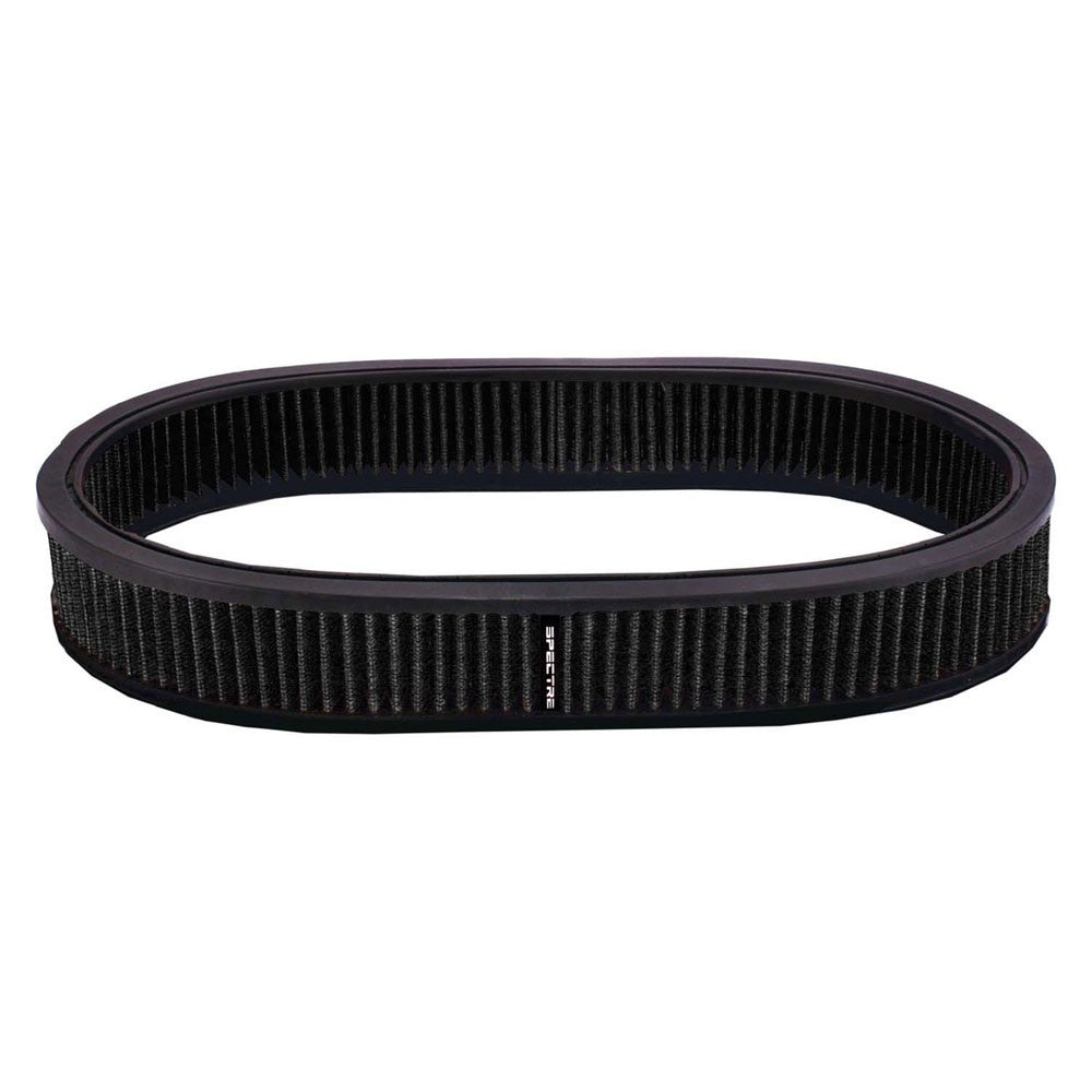 Spectre Air Filter Oval 12in. x 2in. - Black HPR4808K