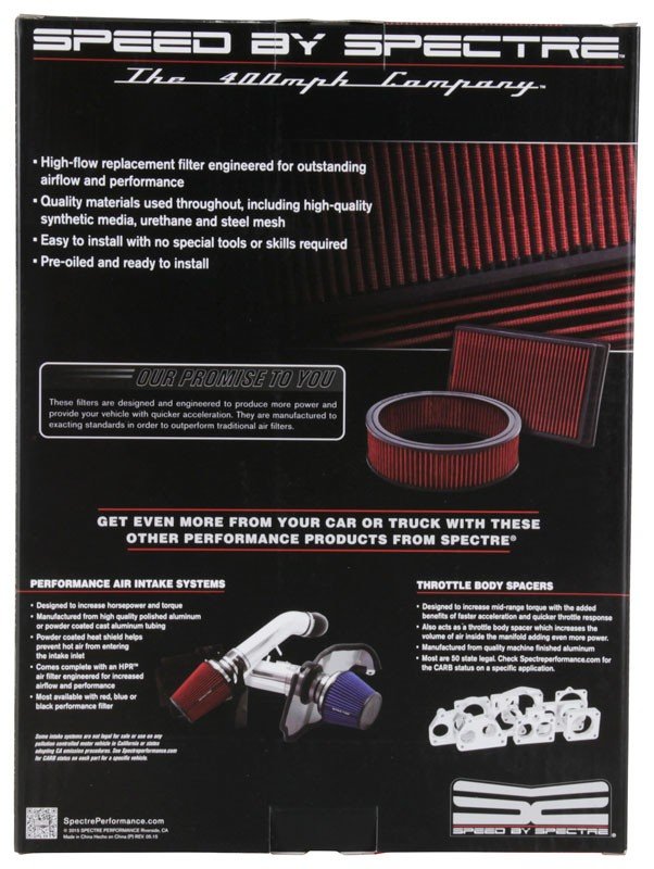Spectre 2005 Pontiac Grand Am 3.4L V6 F/I Replacement Panel Air Filter HPR8221