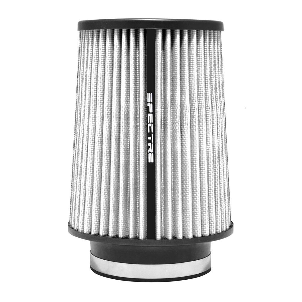 Spectre HPR Conical Air Filter 4in. Flange ID / 6in. Base OD / 9in. Tall - White HPR9889W