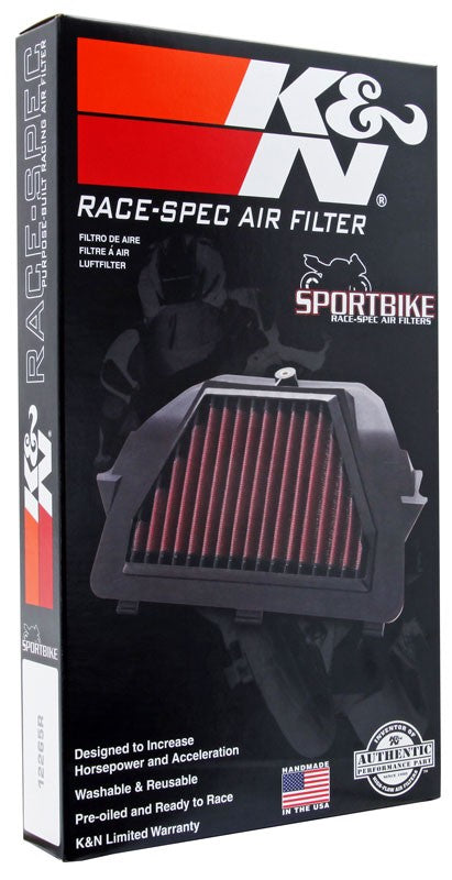 K&N Engineering K&N Race Specific Unique Triangular Replacement Air Filter for 11-14 Kawasaki ZX1000 Ninja ZX-10R KA-1011R