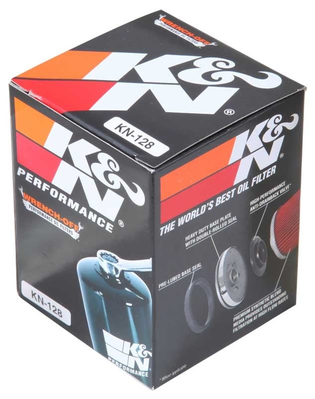 K&N Engineering K&N Kawasaki 2.688in OD x 2.781in H Oil Filter KN-128