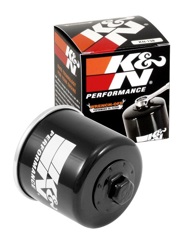 K&N Engineering K&N Suzuki / Arctic Cat / Cagiva / Kawasaki / Kymco / Aprilia 2.813in OD x 3.031in H Oil Filter KN-138