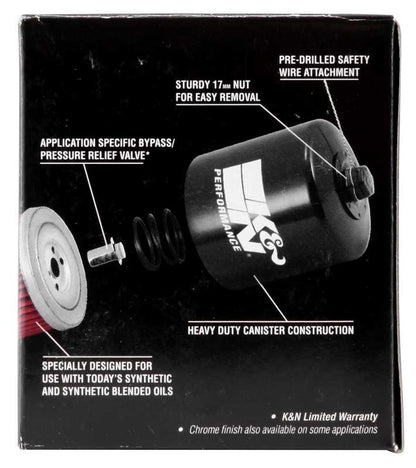 K&N Engineering K&N Ducati / Cagiva 3.063in OD x 3.344in H Oil Filter KN-153