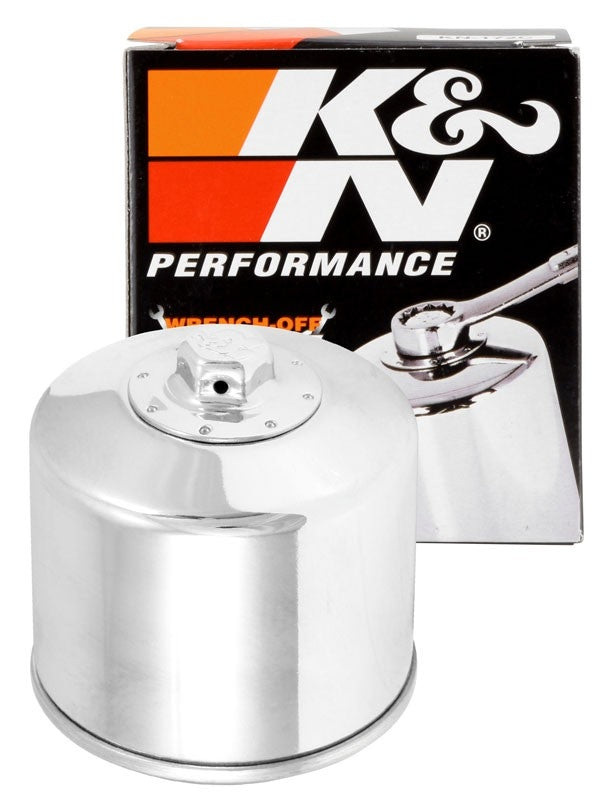 K&N Engineering K&N Oil Filter Powersports Canister Chrome KN-172C