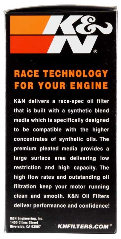 K&N Engineering K&N Oil Filter 80-98 Harley Davidson FXB/FXD?FXDB/FXDC/FXDL/FXDS/FXDWG - 3in OD x 5.969in Height KN-173C