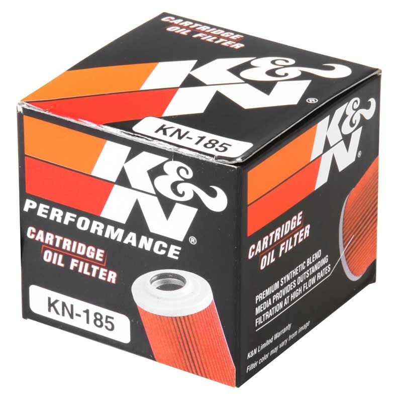 K&N Engineering K&N Oil Filter 1.656in OD x 1.656in H - Powersports Cartridge KN-185