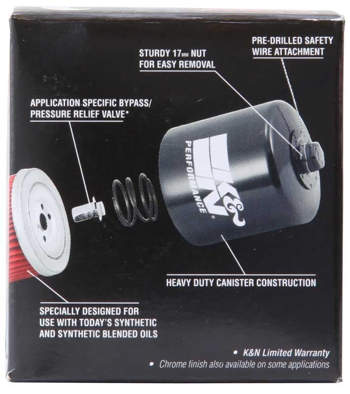 K&N Engineering K&N Oil Transmission Filter, Powersports - Canister KN-191