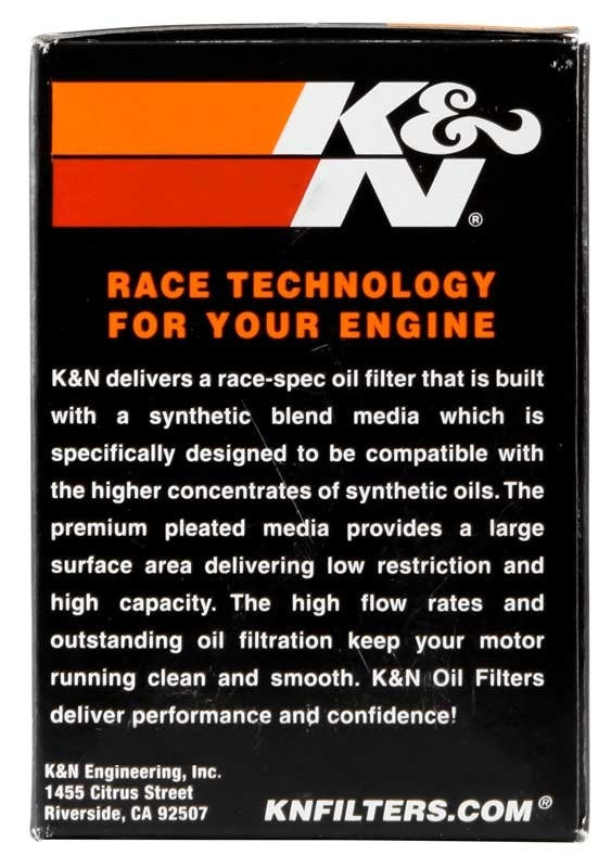 K&N Engineering K&N Polaris 2.688in OD x 3.813in H Oil Filter KN-196