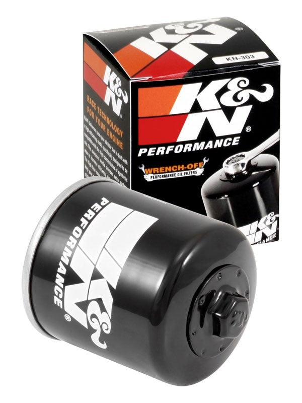 K&N Engineering K&N Honda / Kawasaki / Yamaha / Polaris / Victory 2.688in OD x 3.344in H Oil Filter KN-303