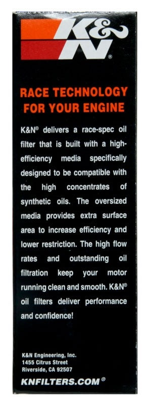 K&N Engineering K&N 1.625in OD x 5.05in H Oil Filter KN-650