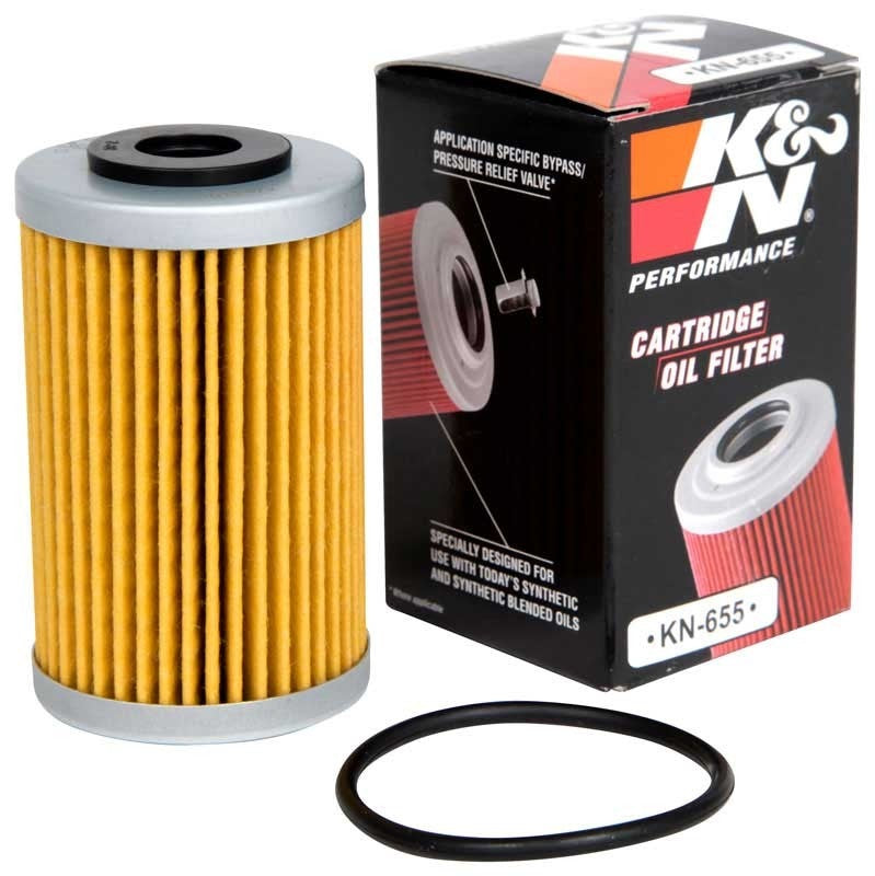K&N Engineering K&N 1.625in OD x 2.719in H Oil Filter KN-655