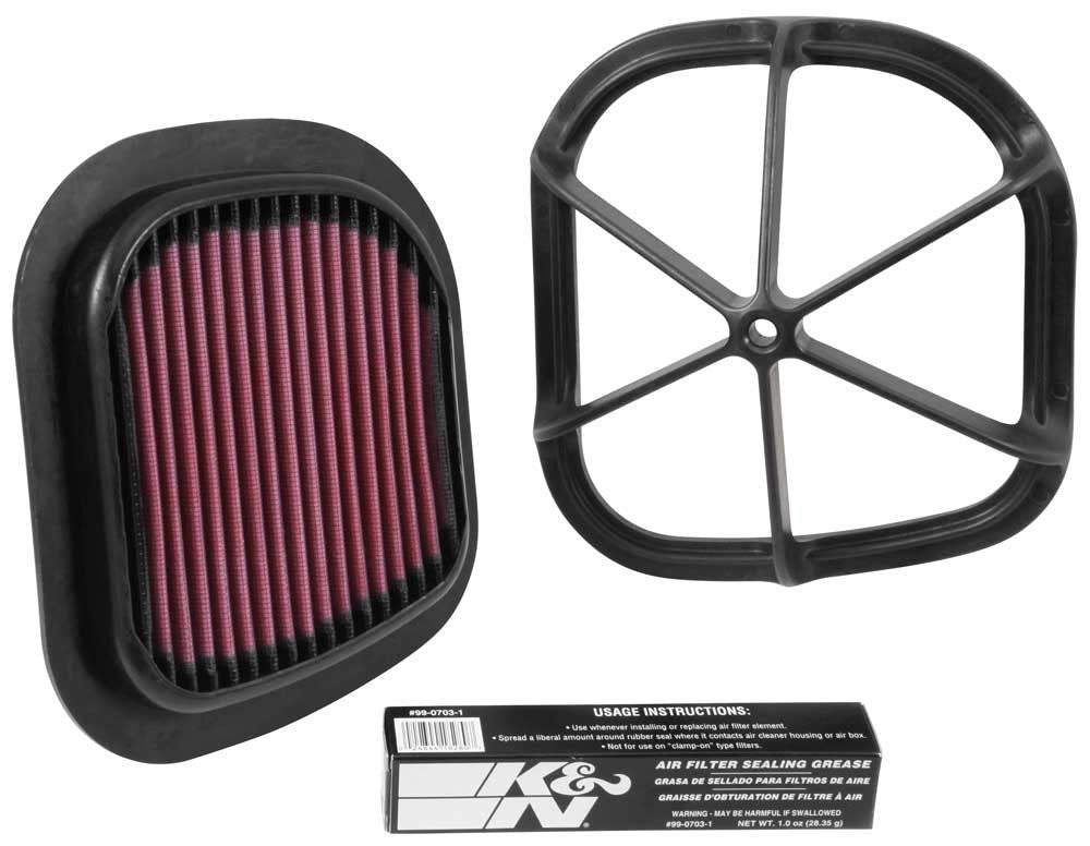 K&N Engineering K&N Replacement Unique Panel Air Filter for 07-15 KTM 125/144/150/200/250/300/350/400/450/505/530 KT-4511XD
