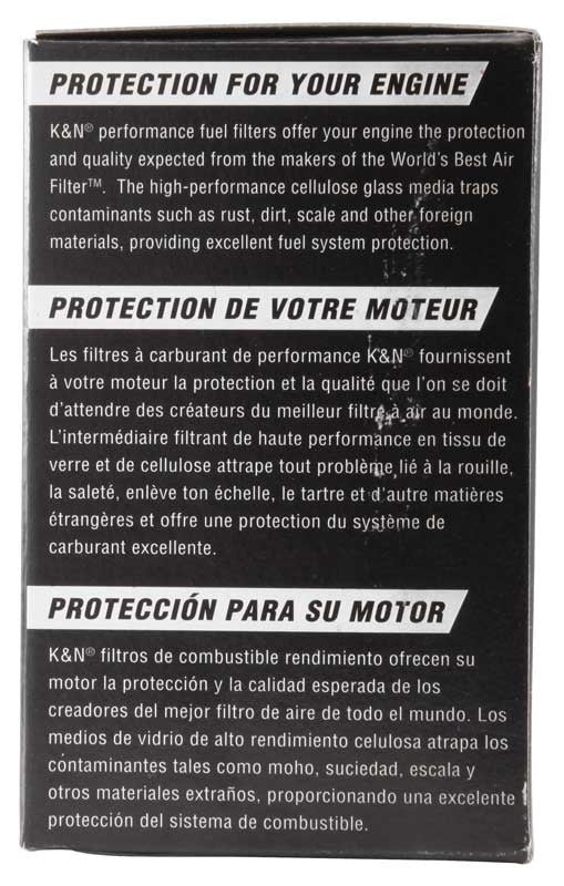 K&N Engineering K&N Cellulose Media Fuel Filter 1.688in OD x 3.813in L PF-1300