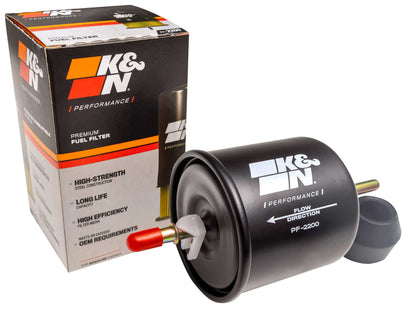 K&N Engineering K&N Cellulose Media Fuel Filter 3in OD x 5.625in L PF-2200