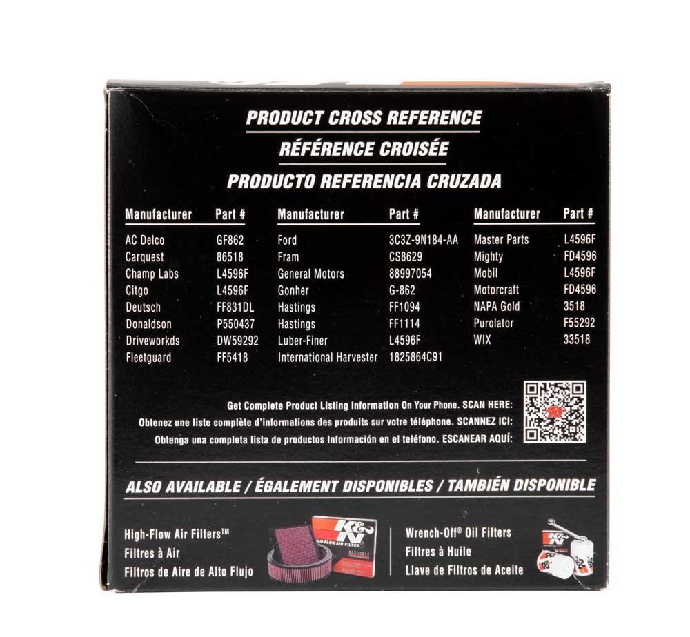 K&N Engineering K&N Ford Diesel Truck Fuel Filter PF-4000
