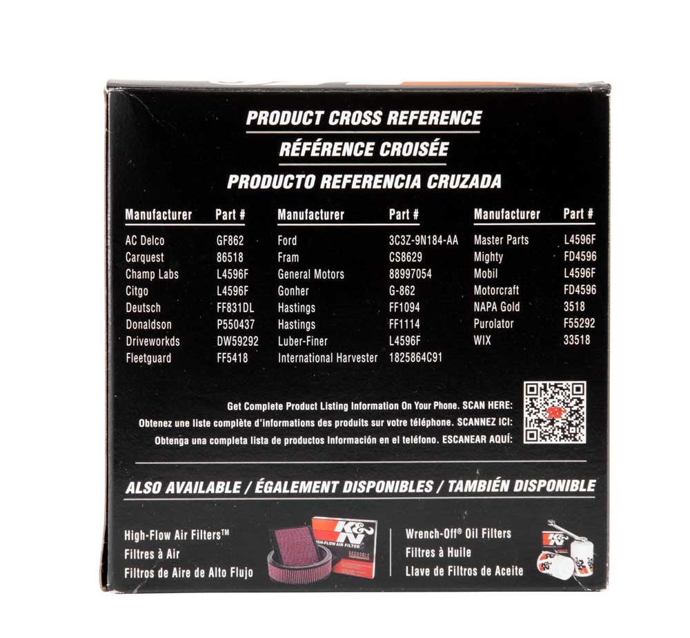 K&N Engineering K&N Ford Diesel Truck Fuel Filter PF-4000