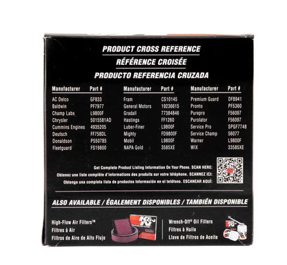 K&N Engineering K&N 03-09 Dodge Ram 5.9L L6 Diesel 3.375in OD x 3.969in L Fuel FIlter PF-4200