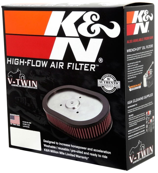 K&N Engineering K&N 2014 Indian Chief Classic 111 CI Replacement Drop In Air Filter PL-1814