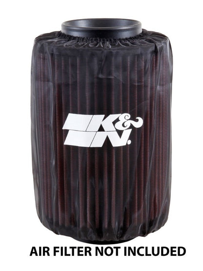 K&N Engineering K&N Air Filter Wrap Drycharger - Round Straight - Black for Polaris Ranger PL-8007DK
