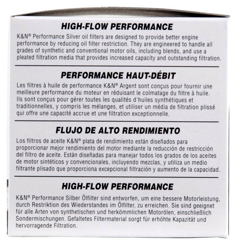 K&N Engineering K&N Oil Filter for Mazda / Honda / Isuzu / Chevy / Hyundai / Chevy / Ford / Mitsubishi / Subaru PS-1004