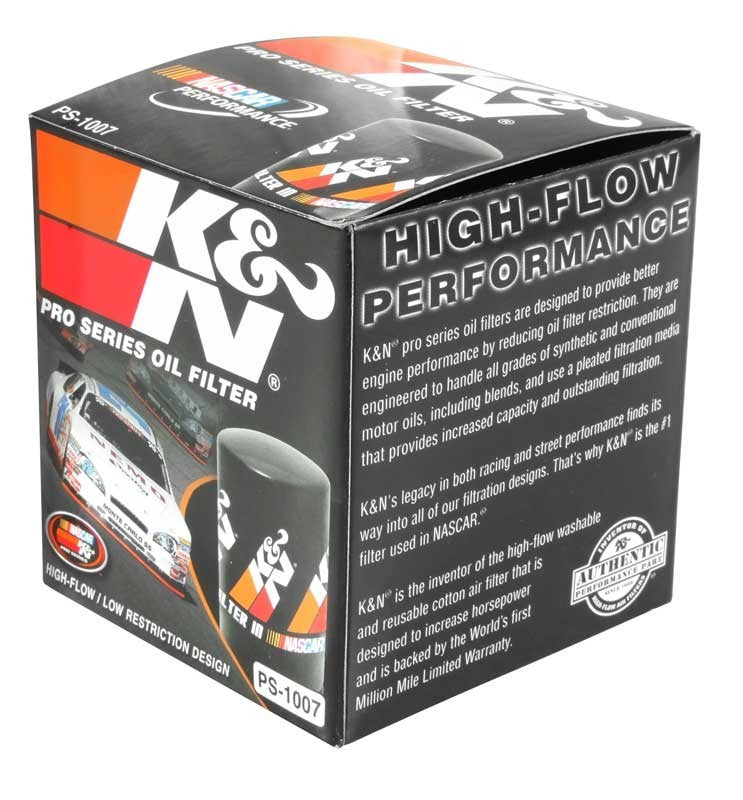 K&N Engineering K&N Oil Filter for Buick / Pontiac / Jeep / Toyota / Chevy / GMC 3in OD x 3.75in H PS-1007