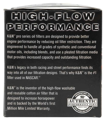 K&N Engineering K&N Oil Filter for Buick / Pontiac / Jeep / Toyota / Chevy / GMC 3in OD x 3.75in H PS-1007