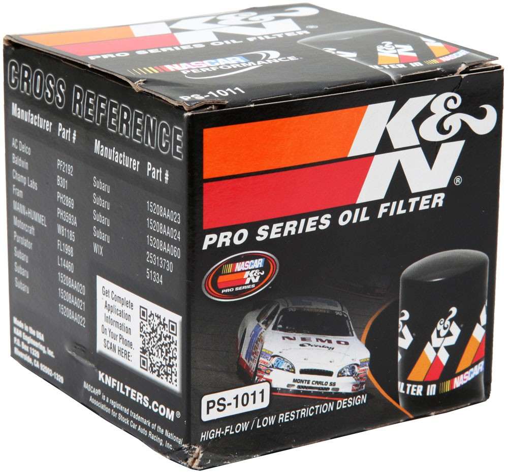 K&N Engineering K&N Oil Filter 3.688in OD x 3.406in H for Chevy/Pontiac/Oldsmobile/GMC PS-1011