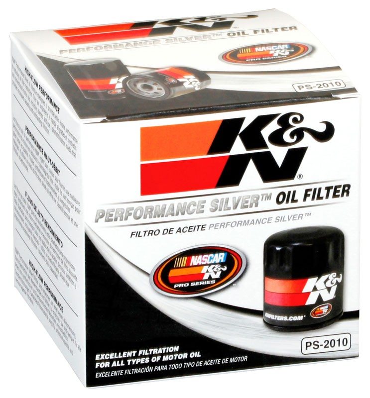 K&N Engineering K&N Oil Filter for Ford/Lincoln/Mercury/Mazda/Chrysler/Dodge/Jeep/Cadillac/Ram 3.656in OD x 4in H PS-2010