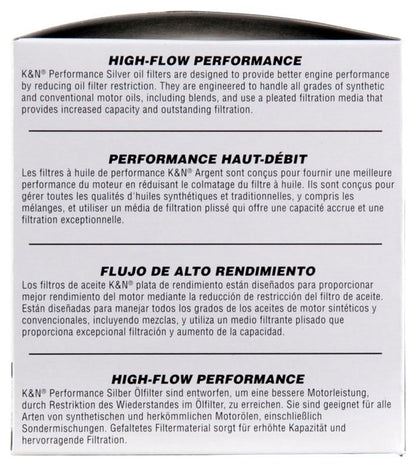 K&N Engineering K&N Oil Filter for Ford/Lincoln/Mercury/Mazda/Chrysler/Dodge/Jeep/Cadillac/Ram 3.656in OD x 4in H PS-2010