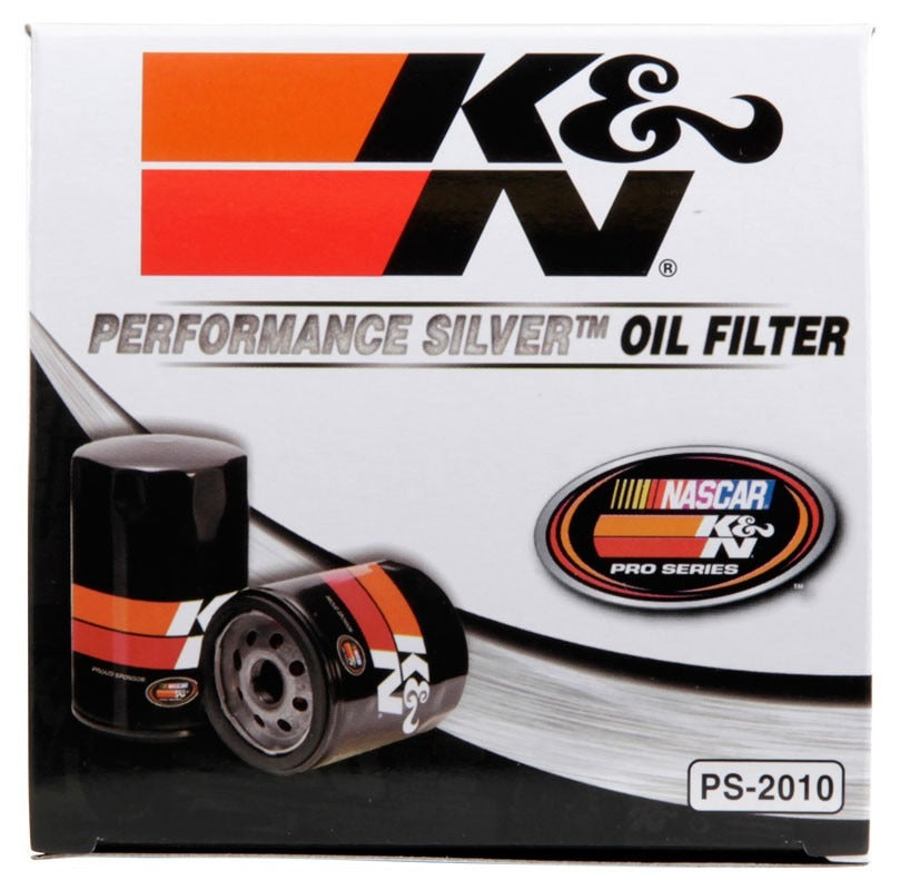 K&N Engineering K&N Oil Filter for Ford/Lincoln/Mercury/Mazda/Chrysler/Dodge/Jeep/Cadillac/Ram 3.656in OD x 4in H PS-2010