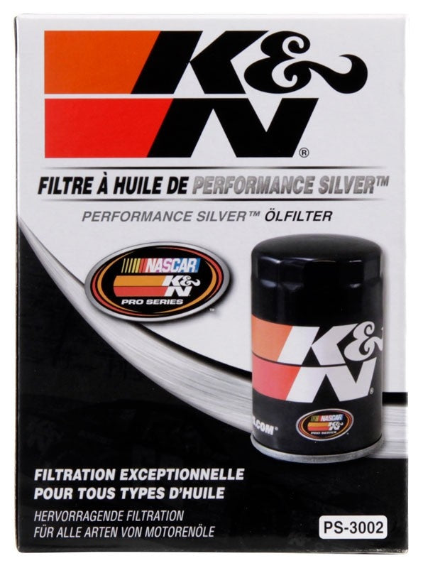 K&N Engineering K&N Oil Filter for Chevy / GMC / Pontiac / Oldsmobile 3.606in OD x 5.719in H PS-3002