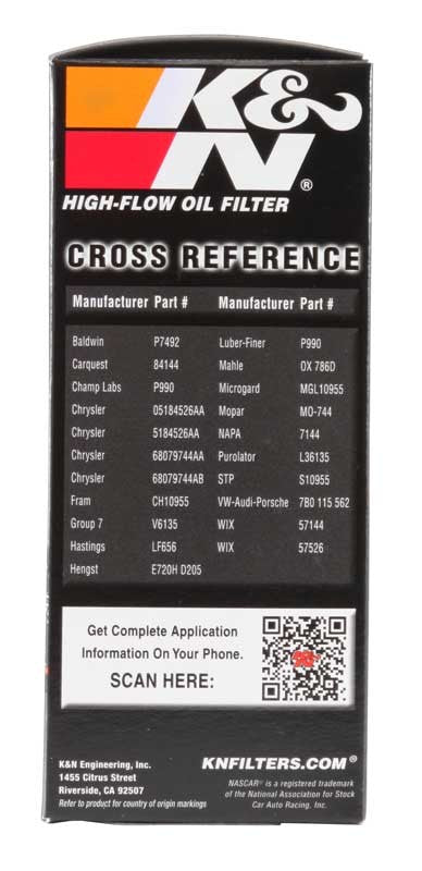 K&N Engineering Oil Filter Automotive Pro-Series KNEPS-7025