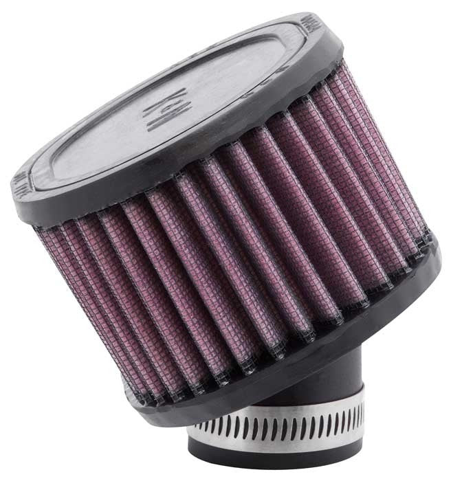 K&N Engineering K&N Filter Universal Straight Oval Air Filter 1.5 inch 30 Degree Flange 2.75 Inch Height R-0640