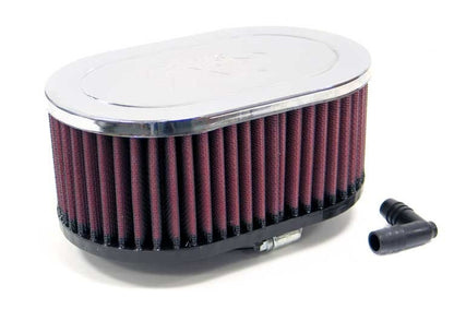 K&N Engineering K&N Universal Chrome Air Filter 2-19/16in FLG 7 x 4-1/2in Base 3in Height RA-077V