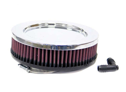 K&N Engineering K&N Universal Chrome V Filter 3 Inch O/S Flg 7 Inch OD 2 Inch H RA-097V