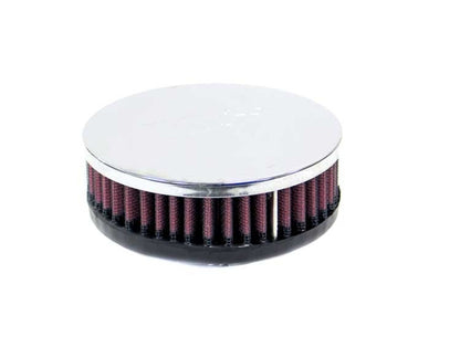 K&N Engineering K&N Universal Chrome Filter - Round Straight 1.75in Flange ID / 4.5in OD / 1.5in Height RC-0340