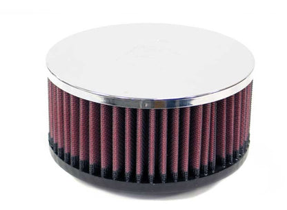 K&N Engineering K&N Filter Universal Clamp-On Air Filter 2-1/4in Flange ID 5-1/2in OD 2-1/2in H RC-0650