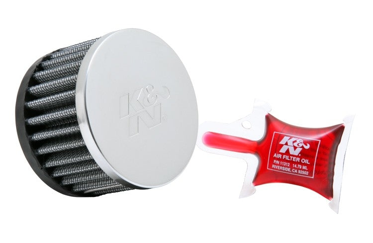 K&N Engineering K&N Universal Round Clamp-On Air Filter 1-9/16in Flange 3in OD 2in Height RC-0840