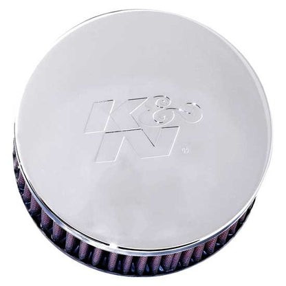 K&N Engineering K&N Universal Chrome Filter 2.438in Flange ID x 5.125in OD x 2in H RC-0850