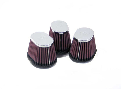 K&N Engineering K&N Universal Clamp-On Air Filter 2-1/8in Flange 3in x 4in Base 2-3/4in Height (3 Per Box) RC-0983