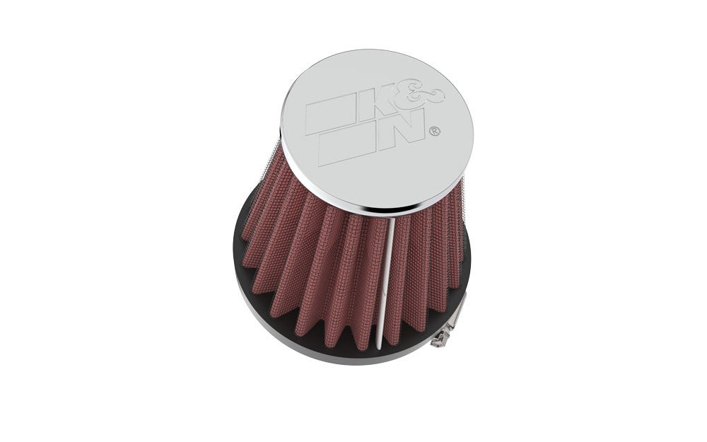 K&N Engineering K&N Universal Chrome Filter 1 15/16 inch FLG / 3 inch Base / 2 inch Top / 3 inch Height RC-1060