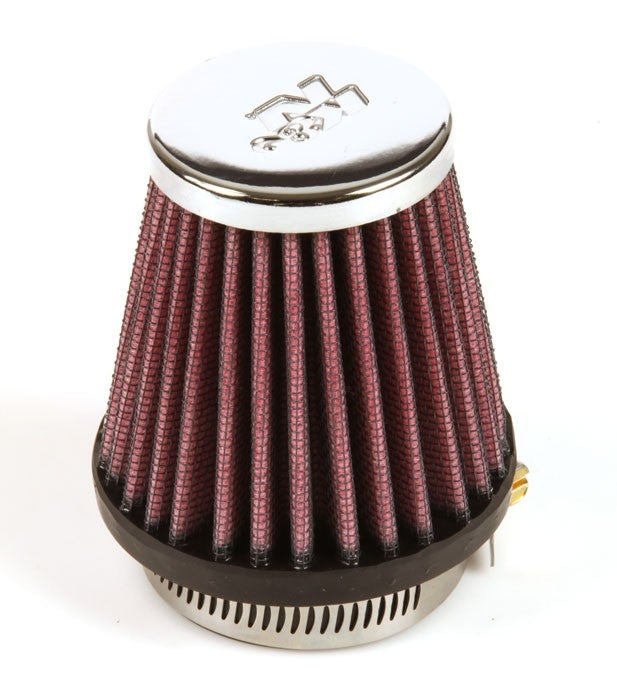 K&N Engineering K&N Universal Chrome Filter 1 15/16 inch FLG / 3 inch Base / 2 inch Top / 3 inch Height RC-1060