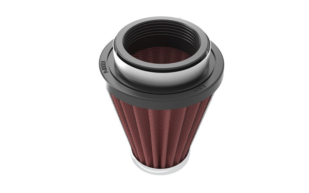 K&N Engineering K&N Universal Chrome Filter 2.063in Flange ID x 3.5in Base OD x 2in Top OD x 4in H RC-1200